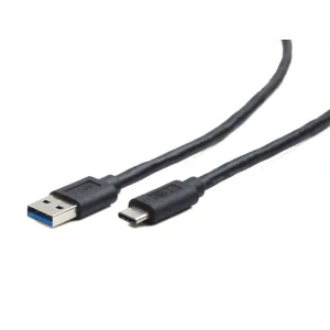 CABLU alimentare si date GEMBIRD, pt. smartphone, USB 3.0 (T) la USB 3.1 Type-C (T), 36W, 3m, negru, &quot;CCP-USB3-AMCM-10&quot; (include TV 0.18lei)