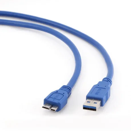 CABLU alimentare si date GEMBIRD, USB 3.0 (T) la Micro-USB 3.0 (T), 0.5m, albastru, "CCP-mUSB3-AMBM-0.5M" (include TV 0.06 lei)