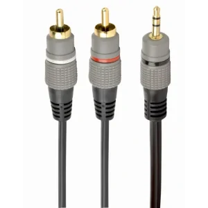 CABLU audio GEMBIRD stereo (3.5 mm jack la 2 x RCA), 10m, conectori auriti, &quot;CCA-352-10M&quot; (include TV 0.8lei)