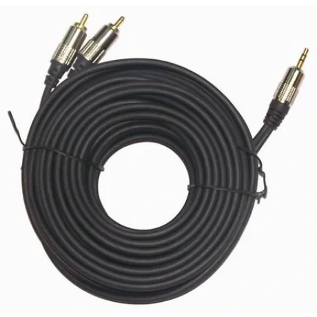 CABLU audio GEMBIRD stereo (3.5 mm jack la 2 x RCA), 1.5m, conectori auriti, &quot;CCA-352-1.5M&quot; (include TV 0.06 lei)