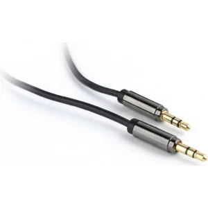 CABLU audio GEMBIRD stereo (3.5 mm jack T/T), 1.8m, conectori auriti, black &quot;CCAP-444-6&quot; (include TV 0.06 lei)