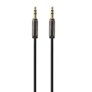 CABLU audio GEMBIRD stereo (3.5 mm jack T/T), 1m, conectori auriti, black &quot;CCAP-444-1M&quot; (include TV 0.06 lei)