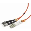 CABLU FIBRA OPTICA duplex multimode,  2m, conectori LC-ST, bulk, Gembird "CFO-LCST-OM2-2M"