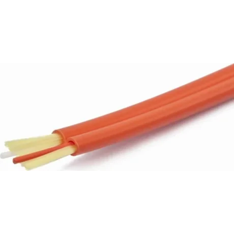 CABLU FIBRA OPTICA duplex multimode,  2m, conectori LC-ST, bulk, Gembird "CFO-LCST-OM2-2M"