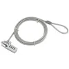CABLU securitate GEMBIRD pt. notebook, slot standard, cifru cu patru discuri, 1.8m, cablu otel, "LK-CL-01" (include TV 0.18lei)
