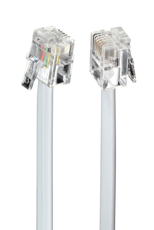 CABLU TELEFONIC GEMBIRD 6P4C,  3m, "TC6P4C-3M" (include TV 0.06 lei) thumb