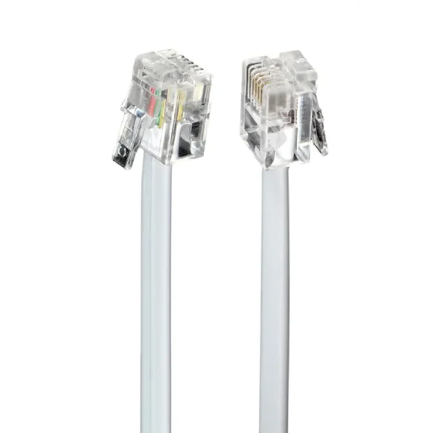 CABLU TELEFONIC GEMBIRD 6P4C,  3m, &quot;TC6P4C-3M&quot; (include TV 0.06 lei)