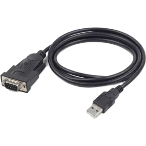 CABLU USB GEMBIRD adaptor, USB 2.0 (T) la Serial DB9M (9-pin)(RS232)(T), 1.5m, negru, &quot;UAS-DB9M-02&quot; (include TV 0.18lei)