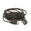 CABLU USB GEMBIRD prelungitor, USB 2.0 (T) la USB 2.0 (M), 10m, activ (permite folosirea unui cablu USB lung), black &quot;UAE-01-10M&quot; (include TV 0.8lei)
