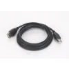 CABLU USB GEMBIRD prelungitor, USB 2.0 (T) la USB 2.0 (M), 3m, conectori auriti, negru, &quot;CCP-USB2-AMAF-10&quot; (include TV 0.06 lei)