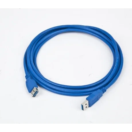 CABLU USB GEMBIRD prelungitor, USB 3.0 (T) la USB 3.0 (M), 1.8m, conectori auriti, albastru &quot;CCP-USB3-AMAF-6&quot; (include TV 0.06 lei)