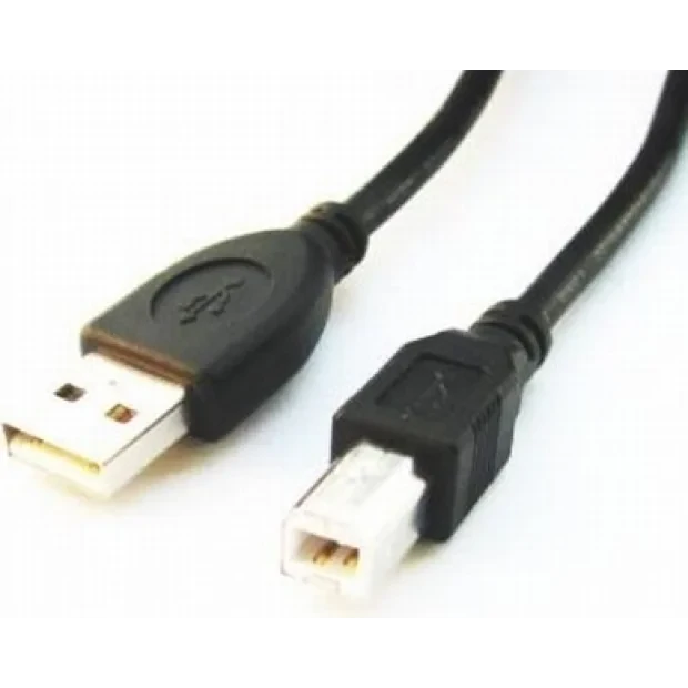 CABLU USB GEMBIRD pt. imprimanta, USB 2.0 (T) la USB 2.0 Type-B (T), 1.8m, conectori auriti, black, &quot;CCP-USB2-AMBM-6&quot; / 45505977 (include TV 0.06 lei)