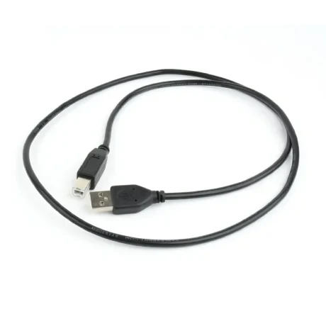 CABLU USB GEMBIRD pt. imprimanta, USB 2.0 (T) la USB 2.0 Type-B (T), 1m, conectori auriti, black, &quot;CCP-USB2-AMBM-1M&quot; (include TV 0.06 lei)