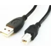 CABLU USB GEMBIRD pt. imprimanta, USB 2.0 (T) la USB 2.0 Type-B (T), 3m, conectori auriti, negru, &quot;CCP-USB2-AMBM-10&quot; / 45505978 (include TV 0.06 lei)