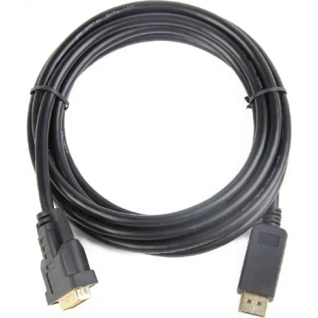 CABLU video GEMBIRD, adaptor DisplayPort (T) la DVI-D DL (T), 1m, rezolutie maxima Full HD (1920 x 1080) la 60Hz, negru, &quot;CC-DPM-DVIM-1M&quot; (include TV 0.18lei)