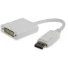 CABLU video GEMBIRD, adaptor DisplayPort (T) la DVI-I DL (M), 10cm, rezolutie maxima 1920 x 1200 la 60 Hz, alb, &quot;A-DPM-DVIF-002-W&quot; (include TV 0.06 lei)