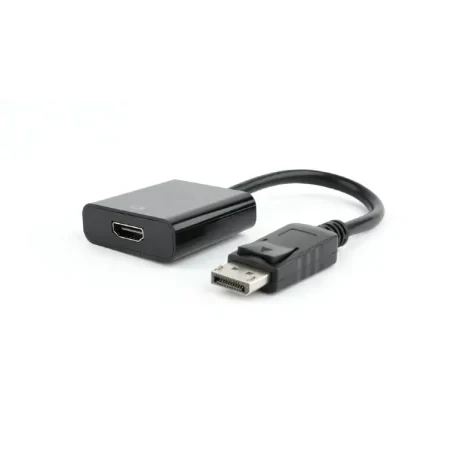 CABLU video GEMBIRD, adaptor DisplayPort (T) la HDMI (M), 10cm, rezolutie maxima Full HD (1920 x 1080) la 60Hz, negru, &quot;AB-DPM-HDMIF-002&quot; (include TV 0.06 lei)
