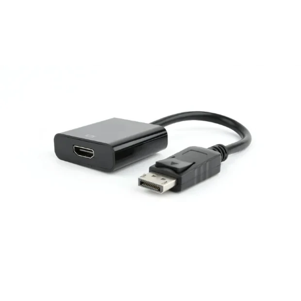 CABLU video GEMBIRD, adaptor DisplayPort (T) la HDMI (M), 10cm, rezolutie maxima Full HD (1920 x 1080) la 60Hz, negru, &quot;AB-DPM-HDMIF-002&quot; (include TV 0.06 lei)