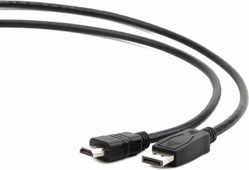 CABLU video GEMBIRD, adaptor DisplayPort (T) la HDMI (T), 1.8m, negru, &quot;CC-DP-HDMI-6&quot; (include TV 0.18lei)