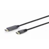 CABLU video GEMBIRD, adaptor DisplayPort (T) la HDMI (T), DP v1.2, 4K (3840 x 2160) la 60Hz, 1.8m, negru, &quot;CC-DP-HDMI-4K-6&quot; (include TV 0.18lei)