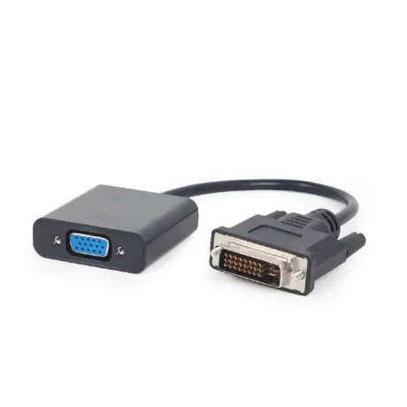 CABLU video GEMBIRD, adaptor DVI-D DL (T) la VGA (M), 20cm, rezolutie maxima Full HD (1920 x 1080) la 60Hz, negru, &quot;A-DVID-VGAF-01&quot; (include TV 0.06 lei)