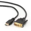 CABLU video GEMBIRD, adaptor HDMI (T) la DVI-D SL (T), 4.5m, conectori auriti, negru, &quot;CC-HDMI-DVI-15&quot; (include TV 0.8lei)