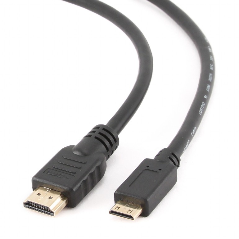 CABLU video GEMBIRD, adaptor HDMI (T) la Mini-HDMI (Type C)(T), 3m, conectori auriti, rezolutie maxima 4K DCI (4096 x 2160) la 60 Hz, negru, "CC-HDMI4C-10" (include TV 0.18lei) thumb