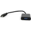 CABLU video GEMBIRD, adaptor HDMI (T) la VGA (M), 15cm, rezolutie maxima Full HD (1920 x 1080) la 60Hz, negru, &quot;A-HDMI-VGA-04&quot; (include TV 0.06 lei)