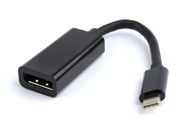 CABLU video GEMBIRD, adaptor USB 3.1 Type-C (T) la DisplayPort (M), 15cm, rezolutie maxima 4K UHD (3840 x 2160) la 60 Hz, negru, "A-CM-DPF-01" (include TV 0.8lei) thumb