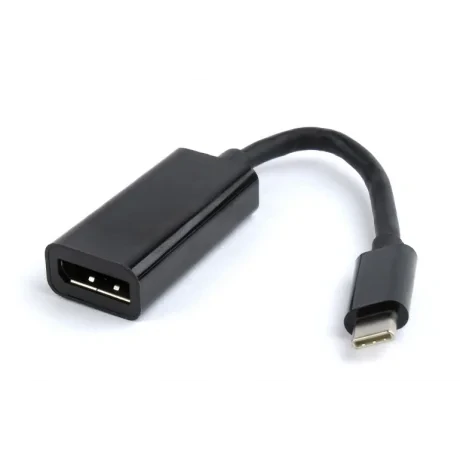 CABLU video GEMBIRD, adaptor USB 3.1 Type-C (T) la DisplayPort (M), 15cm, rezolutie maxima 4K UHD (3840 x 2160) la 60 Hz, negru, &quot;A-CM-DPF-01&quot; (include TV 0.8lei)