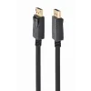 CABLU video GEMBIRD, DisplayPort (T) la DisplayPort (T), 5m, DD 1.2, rezolutie maxima 4K (3840 x 2160) la 60 Hz, negru, &quot;CC-DP2-5M&quot; (include TV 0.8lei)