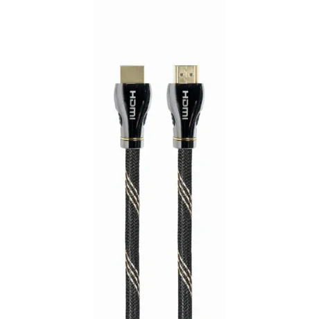 CABLU video GEMBIRD, HDMI (T) la HDMI (T), 3m, HDMI 2.1, premium, conectori auriti, rezolutie maxima 8K (7680 x 4320) la 60 Hz, negru, &quot;CCBP-HDMI8K-3M&quot; (include TV 0.8lei)