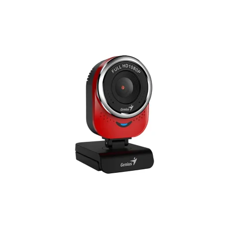 CAMERA WEB GENIUS  senzor 1080p Full-HD cu rezolutie video 1920x1080, QCam 6000, microfon, red &quot;32200002408&quot;  (include TV 0.18lei)
