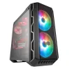 CARCASA Cooler Master, Middle Tower, E-ATX, &quot;MasterCase H500&quot;, fara sursa, sticla securizata, 3 x fan, USB 2.0 x 2, USB 3.0 x 2, Jack 3.5mm x 2, mesh, add RGB, fan controller (inclusiv RGB), &quot;MCM-H500-IGNN-S01&quot;