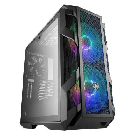 CARCASA Cooler Master, Middle Tower, E-ATX, &quot;MasterCase. H500M&quot;, fara sursa, sticla securizata, 3 x fan, USB 2.0 x 2, USB 3.0 x 2, Jack 3.5mm x 2, mesh, add RGB, fan controller (inclusiv RGB), &quot;MCM-H500M-IHNN-S00&quot;