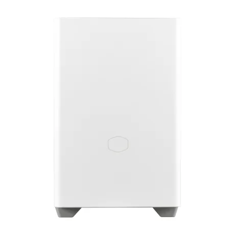 CARCASA Cooler Master, Mini Tower, mini ITX, "MasterBox NR200P White", fara sursa, sticla securizata, 2 x fan (SickleFlow), USB 3.0 x 2, Jack 3.5mm x 1, mesh, "MCB-NR200P-WGNN-S00"