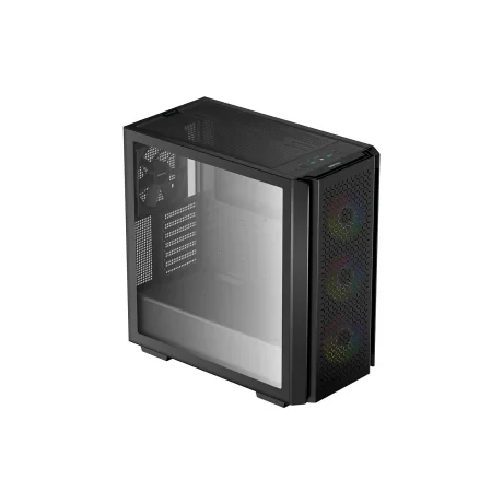 CARCASA DEEPCOOL CG560, Middle Tower E-ATX, fara sursa, sticla securizata, 3 x 120mm RGB fan, 1 x 140mm black fan, USB 3.0 x 2, Jack 3.5mm x 1, &quot;R-CG560-BKAAE4-G-1&quot;