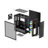 CARCASA DEEPCOOL CK560, Middle Tower, E-ATX, &quot;CK560&quot;., fara sursa, sticla securizata, 3 x 120mm RGB fan, 1 x 140mm black fan , USB 3.0 x 2, USB 3.1 Type-C x 1, Jack 3.5mm x 1,  &quot;R-CK560-BKAAE4-G-1&quot;