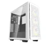 CARCASA DEEPCOOL CK560 WH, Middle Tower E-ATX, fara sursa, sticla securizata, 3 x 120mm RGB fan, 1 x 140mm black fan, USB 3.0 x 2, USB 3.1 Type-C x 1, Jack 3.5mm x 1, &quot;R-CK560-WHAAE4-G-1&quot;
