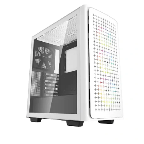 CARCASA DEEPCOOL CK560 WH, Middle Tower E-ATX, fara sursa, sticla securizata, 3 x 120mm RGB fan, 1 x 140mm black fan, USB 3.0 x 2, USB 3.1 Type-C x 1, Jack 3.5mm x 1, &quot;R-CK560-WHAAE4-G-1&quot;