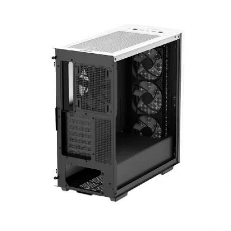 CARCASA DEEPCOOL CK560 WH, Middle Tower E-ATX, fara sursa, sticla securizata, 3 x 120mm RGB fan, 1 x 140mm black fan, USB 3.0 x 2, USB 3.1 Type-C x 1, Jack 3.5mm x 1, &quot;R-CK560-WHAAE4-G-1&quot;