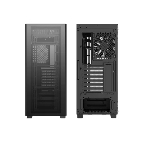 CARCASA DEEPCOOL MATREXX 50 ADD-RGB 4F, Middle Tower E-ATX, fara sursa, sticla securizata, 4 x fan, USB 2.0 x 2, USB 3.0 x 1, Jack 3.5mm x 2, mesh, add RGB, "DP-ATX-MATREXX50-AR-4F-NE"