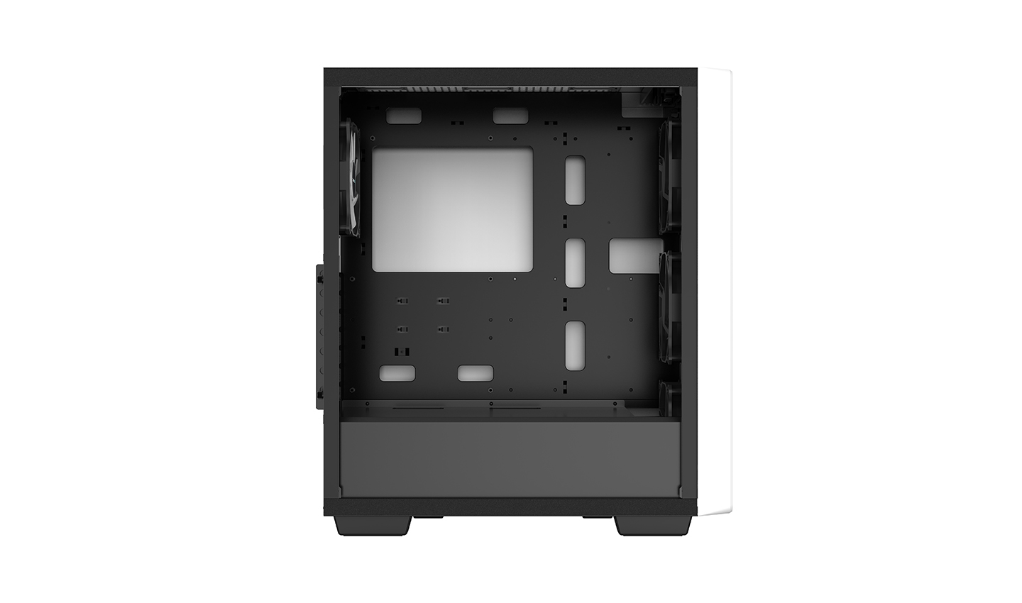CARCASA DEEPCOOL, Middle Tower, ATX, fara sursa, sticla securizata, 4 x fan, USB 3.0 x 1, USB 2.0 x 1, Jack 3.5mm x 1, alb, "CC560 WH", "R-CC560-WHGAA4-G-1" thumb