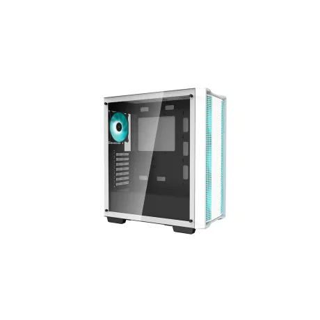 CARCASA DEEPCOOL, Middle Tower, ATX, fara sursa, sticla securizata, 4 x fan, USB 3.0 x 1, USB 2.0 x 1, Jack 3.5mm x 1, alb, &quot;CC560 WH&quot;, &quot;R-CC560-WHGAA4-G-1&quot;