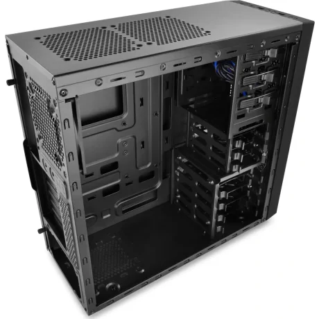 CARCASA DEEPCOOL, Middle Tower, ATX, "TESSERACT BF", fara sursa, 1 x fan, USB 2.0 x 1, USB 3.0 x 1, Jack 3.5mm x 2, mesh , "DP-CCATX-TSRBFBK"