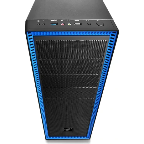 CARCASA DEEPCOOL, Middle Tower, ATX, "TESSERACT BF", fara sursa, 1 x fan, USB 2.0 x 1, USB 3.0 x 1, Jack 3.5mm x 2, mesh , "DP-CCATX-TSRBFBK"