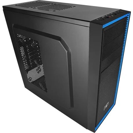 CARCASA DEEPCOOL, Middle Tower, ATX, "TESSERACT BF", fara sursa, 1 x fan, USB 2.0 x 1, USB 3.0 x 1, Jack 3.5mm x 2, mesh , "DP-CCATX-TSRBFBK"