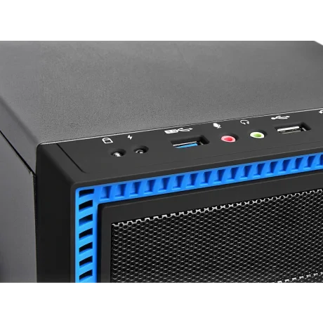 CARCASA DEEPCOOL, Middle Tower, ATX, "TESSERACT BF", fara sursa, 1 x fan, USB 2.0 x 1, USB 3.0 x 1, Jack 3.5mm x 2, mesh , "DP-CCATX-TSRBFBK"