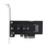 CARD adaptor GEMBIRD, PCI-Express la M.2 SSD, low profile, &quot;PEX-M2-01&quot;