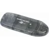 CARD READER extern GEMBIRD, interfata USB 2.0, citeste/scrie: SD, MMC, RS-MMC; plastic, negru-transparent, &quot;FD2-SD-1&quot; (include TV 0.03 lei)